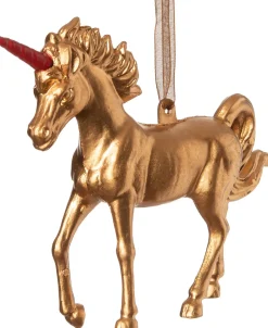 Intratuin  Weihnachtsbaumschmuck Einhorn gold 15 x 3 x 11 cm| Weihnachtskugeln & -Anhänger