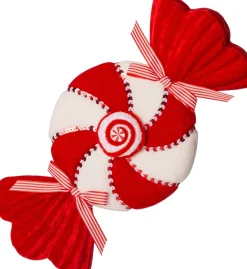 Intratuin  Weihnachtsbaumschmuck Candyline Bonbon weiß 36 x 18 x 9 cm| Weihnachtsdeko Zum Aufhängen