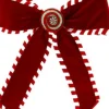 Intratuin  Weihnachtsbaumschmuck Candyline Schleife rot 30 x 33 x 4 cm| Weihnachtskugeln & -Anhänger