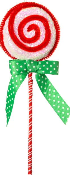Intratuin  Weihnachtsbaumschmuck Candyline Lolly rot 7 x 2 x 20 cm| Weihnachtskugeln & -Anhänger