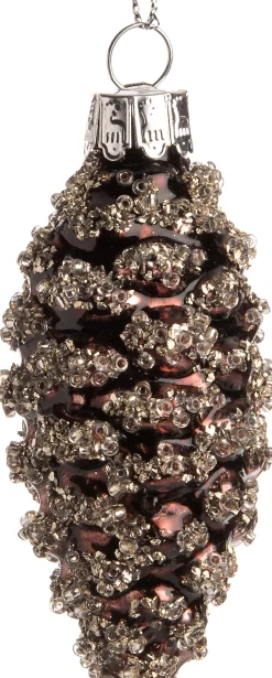 Intratuin  Weihnachtsbaumschmuck Tannenzapfen Devona braun D 3,5 H 7,5 cm| Weihnachtskugeln & -Anhänger