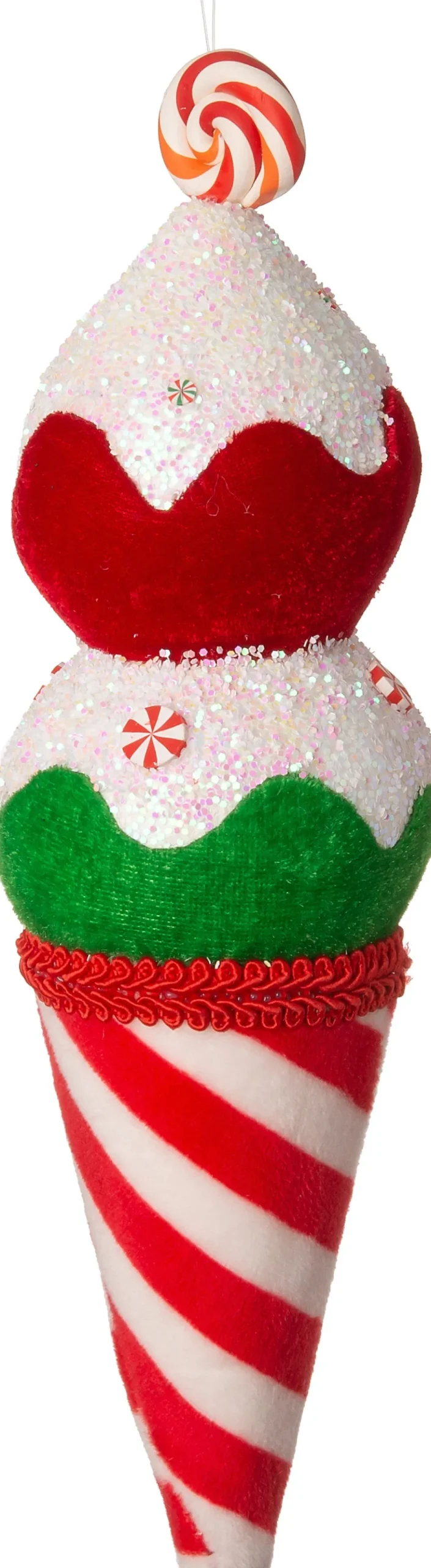 Intratuin Weihnachtsbaumschmuck Candyline Eis mehrfarbig 13,5 x 3 x 16,5 cm| Weihnachtskugeln & -Anhänger