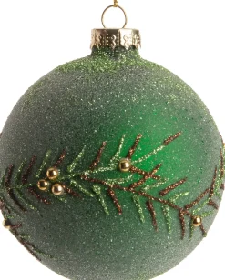Intratuin  Weihnachtskugel Avril grün D 8 cm| Weihnachtskugeln & -Anhänger
