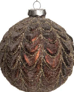 Intratuin  Weihnachtskugel Billi braun D 10 cm| Weihnachtskugeln & -Anhänger