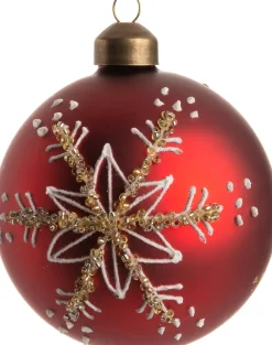 Intratuin  Weihnachtskugel Bess rot D 8 cm| Weihnachtskugeln & -Anhänger