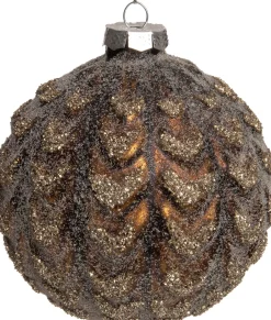 Intratuin  Weihnachtskugel Billi braun D 10 cm| Weihnachtskugeln & -Anhänger