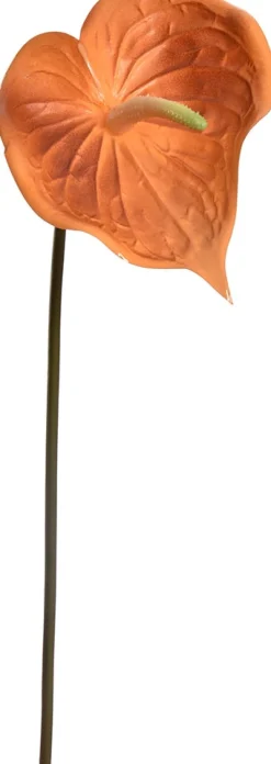 Intratuin Jasaco Pure Kunstblume Anthurie 67 cm orange| Kunstblumen