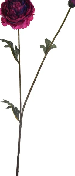 Intratuin Jasaco Pure Kunstblume Hahnenfuß 62 cm lila| Kunstblumen