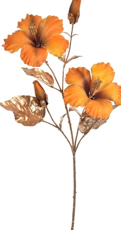 Intratuin Jasaco Pure Kunstblume Hibiskus 65 cm geel| Kunstblumen