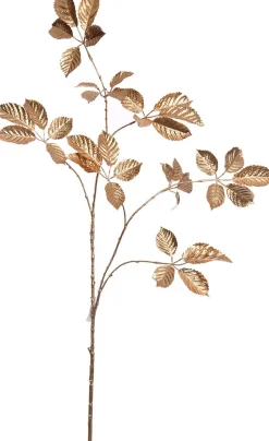 Intratuin Jasaco Pure Kunstzweig Herbstblatt 112 cm gold| Künstliche Deko-Zweige