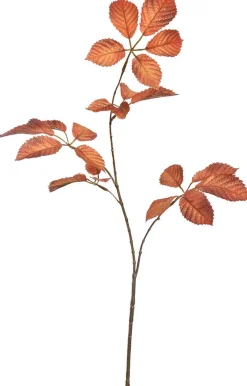 Intratuin Jasaco Pure Kunstzweig Herbstblatt 80 cm kupfer| Künstliche Deko-Zweige