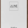 Intratuin J-Line Bilderrahmen Govert braun 31,5 x 1,5 x 41,5 cm| Bilderrahmen