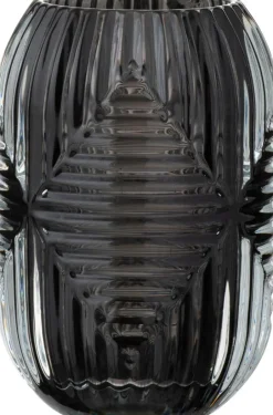 Intratuin J-Line Teelichthalter Line grau D 9 H 13 cm| Teelichthalter