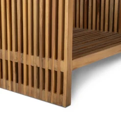 Intratuin Kanza Beistelltisch Zuni naturell 40 x 28 x 60 cm| Beistelltische|Beistelltische