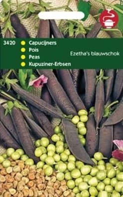 Intratuin Kapuziner-Erbsen (Pisum sativum 'Ezetha') Samen| Gemüsesamen|Saatgut