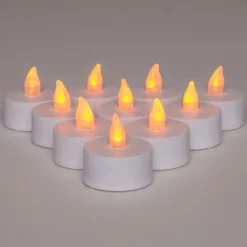 Intratuin LED Teelichter mit Fernbedienung D 4 cm weiß 10 St.| Led Kerzen
