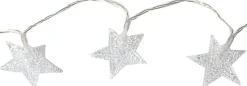 Intratuin Lichterkette Sterne 1,1 m LED warmweiß| Motiv-Lichterketten