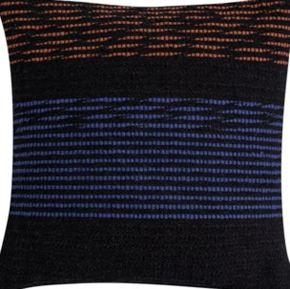 Intratuin Linen & More Dekokissen New Woven schwarz 45 x 45 x 10 cm| Kissen|Dekokissen