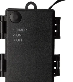 Intratuin Luca Lighting Gartenstecker Stern mit Timer weißes Licht 39 x 1 x 90 cm| Weihnachtsfiguren (Außen)