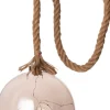 Intratuin Luca Lighting Hängelampe Kugel grau mit 40 LEDs warm weiß D 20 H 100 cm| Weihnachtsdeko Zum Aufhängen