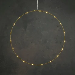 Intratuin Luca Lighting Weihnachtsdeko Bodhi Ring mit Beleuchtung D 50 H 0,5 cm| Weihnachtsdeko Zum Aufhängen