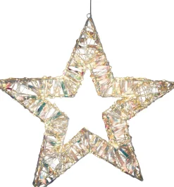 Intratuin Luca Lighting Weihnachtsstern weiß 56 x 8 x 56 cm| Weihnachtssterne
