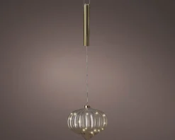 Intratuin Lumineo Hängelampe Sofia mit Beleuchtung D 20 H 21 cm| Weihnachtsdeko Zum Aufhängen