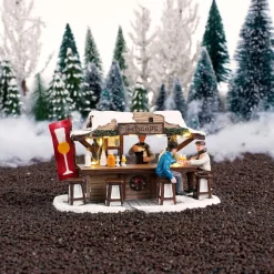 Intratuin Luville Weihnachtsdorf Miniatur Schnapsstand 16 x 7,5 x 9 cm| Weihnachtsdorf Figuren & Objekte