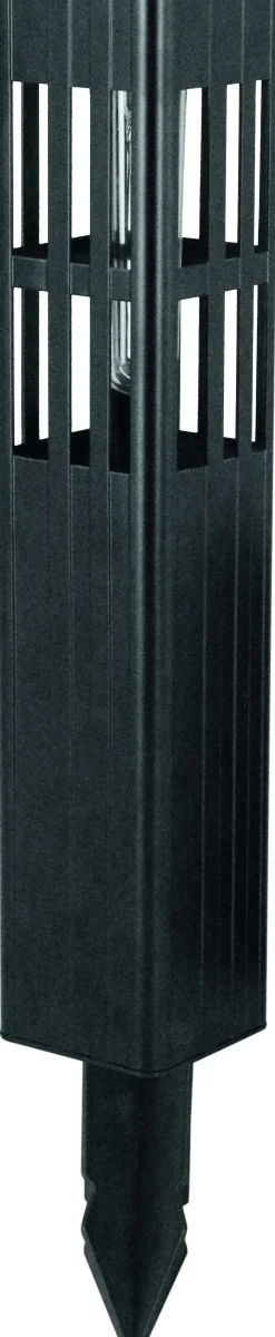 Intratuin Luxform Lighting Solar-Leuchte Florida mit Erdspieß 7 x 7 x 49 cm| Solar Gartenleuchten|Gartenlaternen & -Stehleuchten