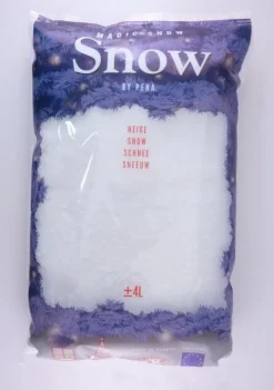 Intratuin Magic Snow Kunstschnee Pulverschnee 4 L| Kunstschnee|Weihnachtsdorf Untergrund