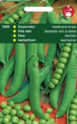 Intratuin Markerbsen (Pisum sativum 'Mechelner') Samen| Gemüsesamen|Saatgut
