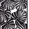 Intratuin Mega Collections Outdoor-Wanddeko Monstera schwarz 37 x 1 x 48 cm| Outdoor-Wanddeko