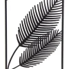 Intratuin Mega Collections Outdoor-Wanddeko Palmblatt schwarz 30 x 1 x 60 cm| Outdoor-Wanddeko
