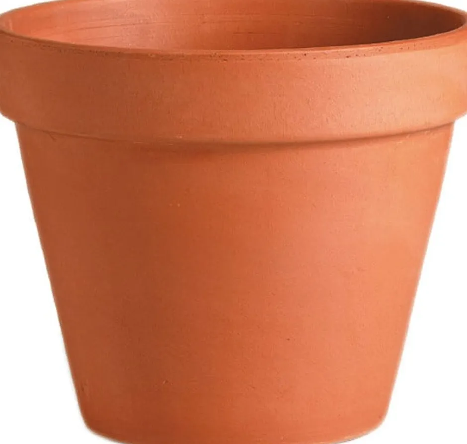 Intratuin Mega Collections Terracotta Blumentopf D 25 cm H 22 cm| Blumentöpfe|Blumentöpfe & Pflanzgefäße