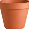 Intratuin Mega Collections Terracotta Blumentopf D 23 cm H 20 cm| Blumentöpfe|Blumentöpfe & Pflanzgefäße