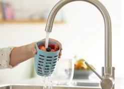 Intratuin Mepal Obstbecher Ellipse grün D 12,7 cm H 10,7 cm| Aufbewahrung & Mitnehmen