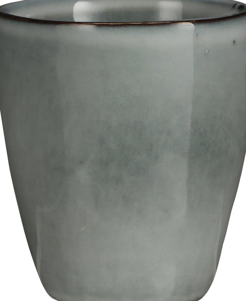 Intratuin Mica Decorations Becher Tabo grau D 7,5 cm H 8,5 cm| Geschirr & Gläser