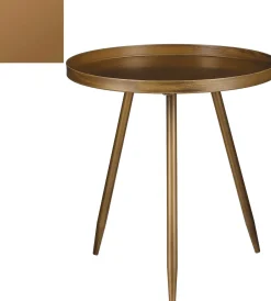 Intratuin Mica Decorations Beistelltisch Flores bronze D 40 H 42 cm| Beistelltische|Beistelltische