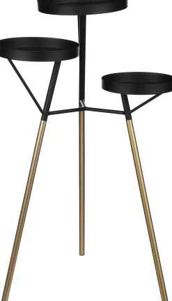 Intratuin Mica Decorations Beistelltisch Pumpkin schwarz 44 x 42 x 74 cm| Beistelltische|Beistelltische