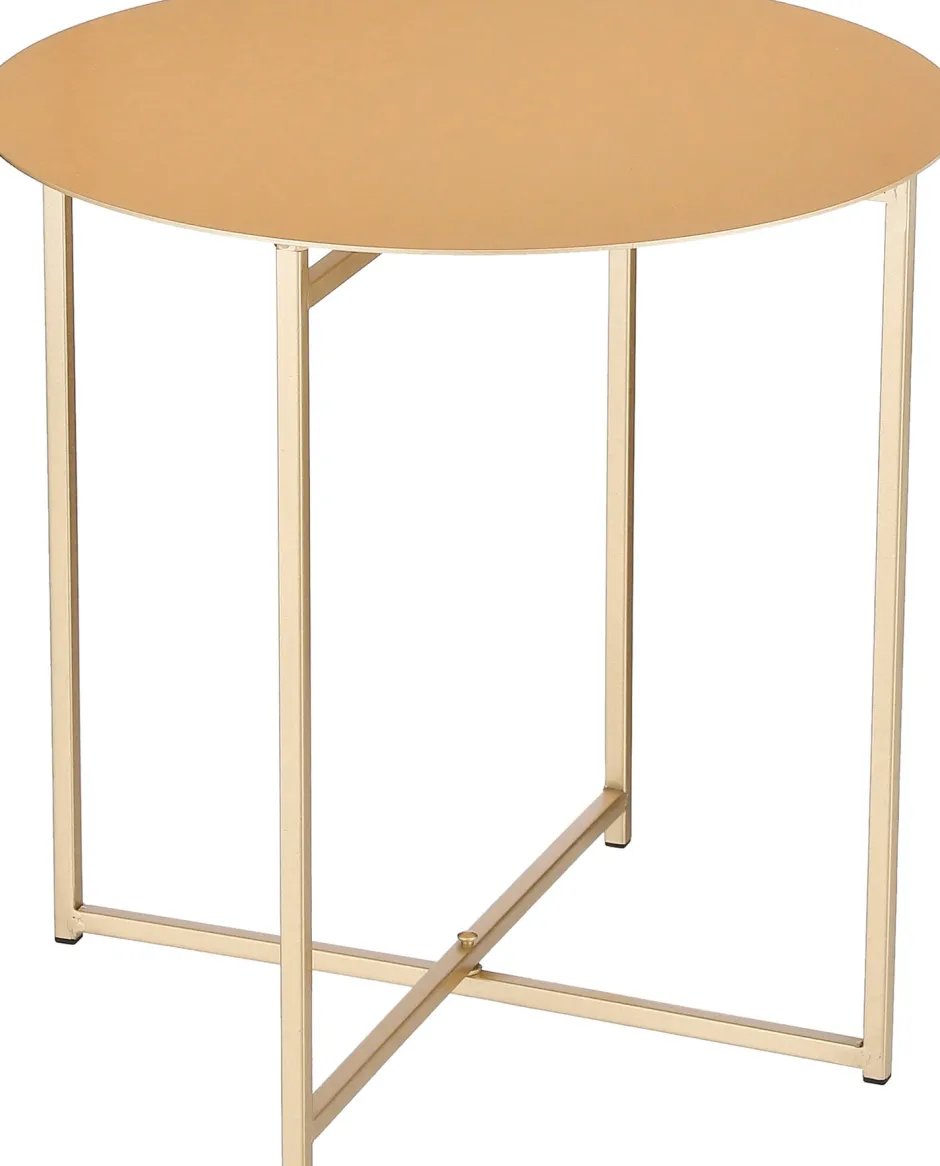 Intratuin Mica Decorations Beistelltisch Mikki gold D 40 H 40 cm| Beistelltische|Beistelltische