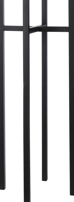 Intratuin Mica Decorations Blumentopf-Ständer Ascot schwarz 37,5 x 37,5 x 95 cm| Blumenständer