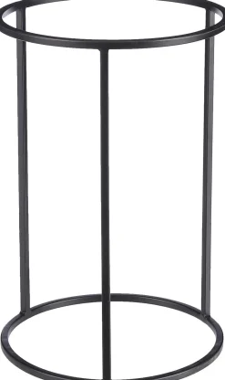 Intratuin Mica Decorations Blumentopf-Ständer Pillar schwarz D 42 H 75 cm| Blumenständer