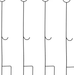 Intratuin Mica Decorations Gartenstecker Ziva 8 x 4 x 46 cm 4 St.| Weihnachtsfiguren (Außen)