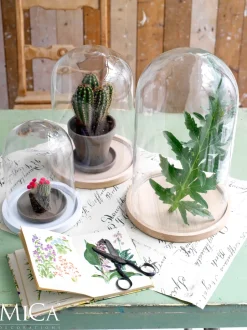 Intratuin Mica Decorations Glasglocke Hella transparent D 17 cm H 23 cm| Glasglocken