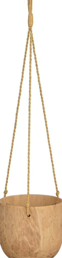 Intratuin Mica Decorations Hängetopf Trentino braun D 15 H 14 cm| Blumenampeln & Hängetöpfe|Blumentöpfe & Pflanzgefäße