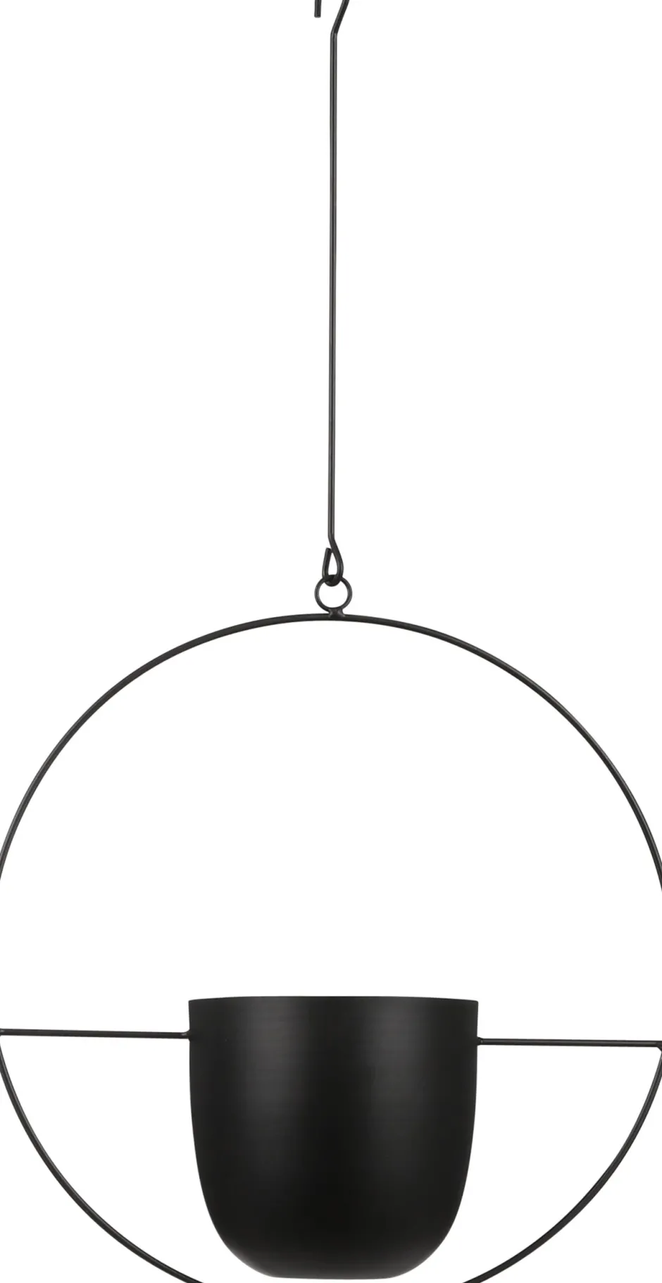 Intratuin Mica Decorations Hängetopf Dexter schwarz 35 x 14 x 65 cm| Blumenampeln & Hängetöpfe|Blumentöpfe & Pflanzgefäße