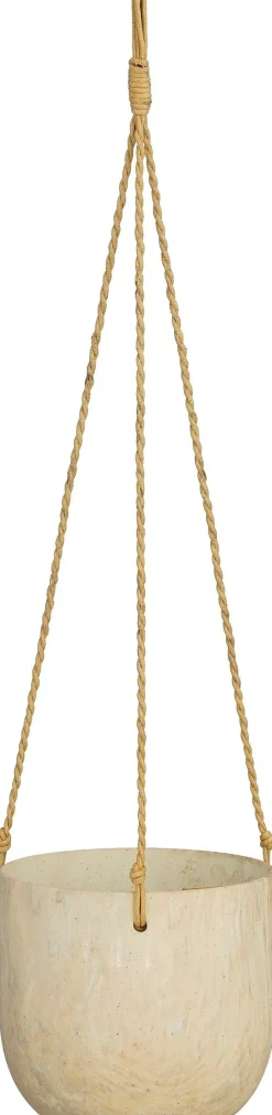Intratuin Mica Decorations Hängetopf Trentino creme D 15 H 14 cm| Blumenampeln & Hängetöpfe|Blumentöpfe & Pflanzgefäße