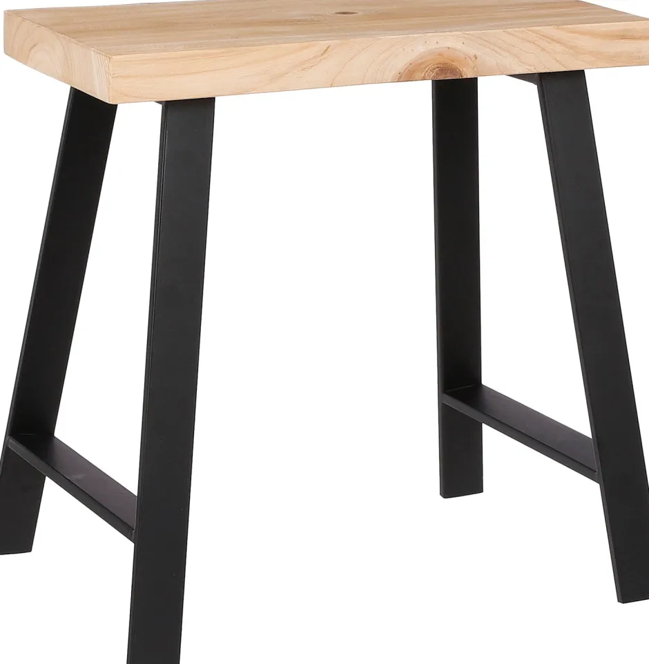 Intratuin Mica Decorations Hocker Kanta natur 46 x 32 x 46 cm| Hocker|Hocker