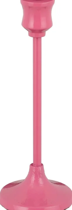 Intratuin Mica Decorations Kerzenständer Tulli rosa D 8,5 H 30 cm| Kerzenständer