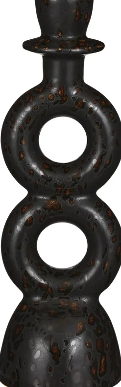 Intratuin Mica Decorations Kerzenständer schwarz D 8 H 24 cm| Kerzenständer